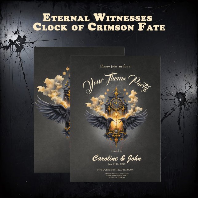 Convite Eternal Witnesses – Clock of Crimson Fate.  (Criador carregado)