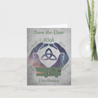 Eternity Handfasting Save the Date Note Card