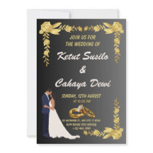 Eterno de Casamento com Noiva e Noite