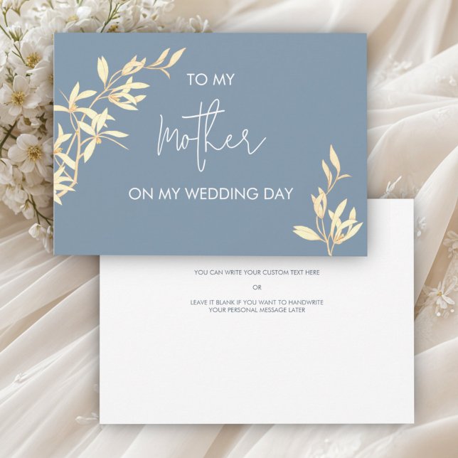 Convite Eterno Floral para minha mãe no dia do casamento (Criador carregado)