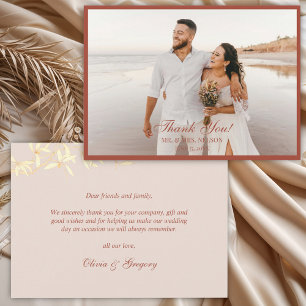 Convite Eterno Floral Russo Obrigado