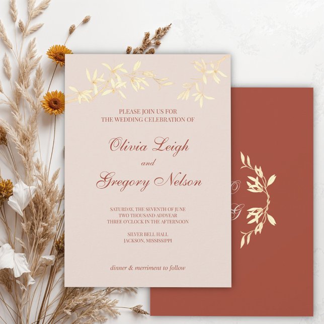 Convite Eterno Floral Rustic Wedding (Criador carregado)