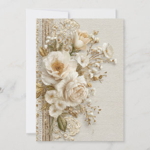 Convite Eterno Juntos   Vintage Lace