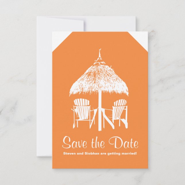 Convite Etiqueta de Bagagem para Jamaica (Frente)