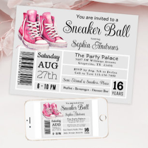 Convite Etiqueta do Calçado da Festa de aniversário do Sne