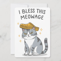 Eu Abençoo Este Casamento Meowage Casamento Divert