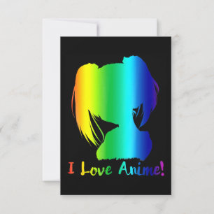 Convite eu adoro anime, mangá de cosplay