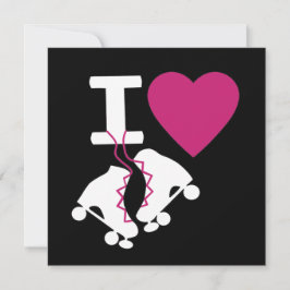 Convite Eu Adoro Roller Skating