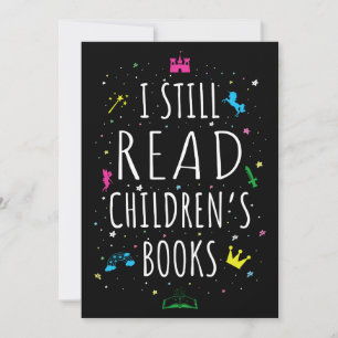 Convite Eu ainda leio livros infantis I