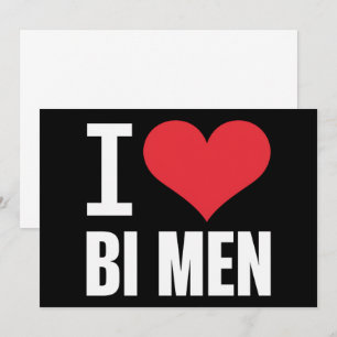 Convite Eu Amo Bi Eu Homens Bissexuais Orgulho Bi Orgulho 