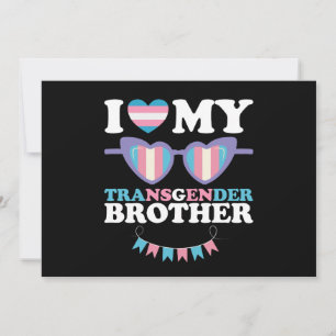 Convite Eu Amo Meu Irmão Transgênero Transgender Family Tr
