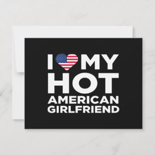Convite Eu Amo Minha Namorada Americana Sensual