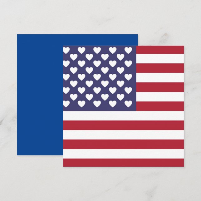 CONVITE EU AMO OS ESTADOS UNIDOS DA AMÉRICA (Frente/Verso)