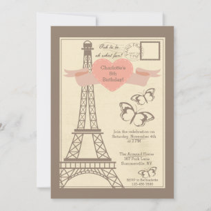 Convite Eu Amo Paris