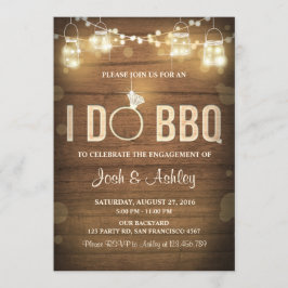 Convite Eu CHURRASCO Casais chás Festas de noivado Russo