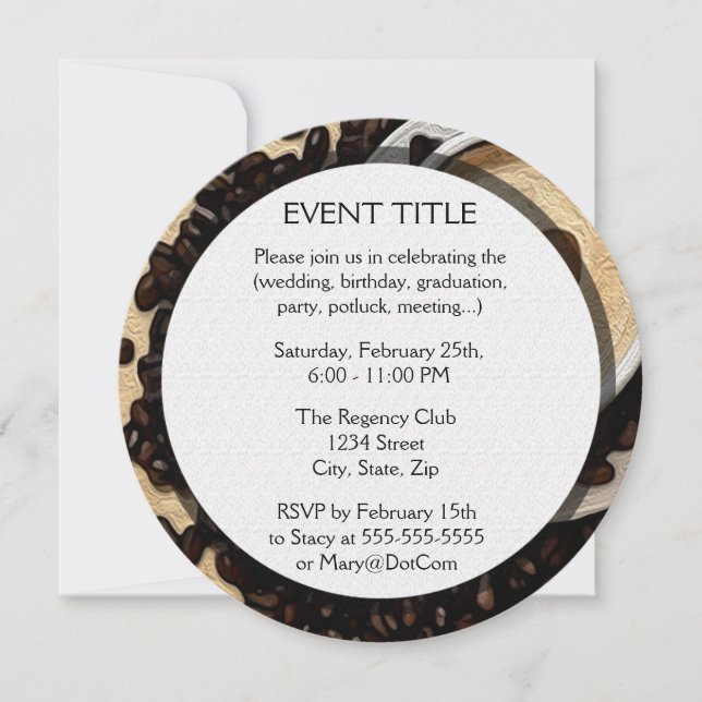 Convite Eu Coração Café (Frente)