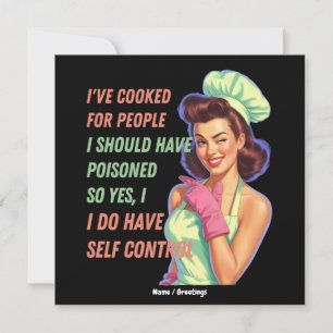 Convite Eu Cozinhei Por Pessoas Eu Deveria Ter Envenenado 