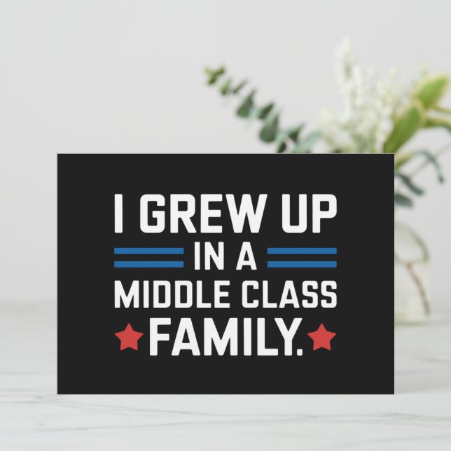 Convite Eu Cresci Em Uma Família De Classe Média Kamala Ha (Em pé/Frente)