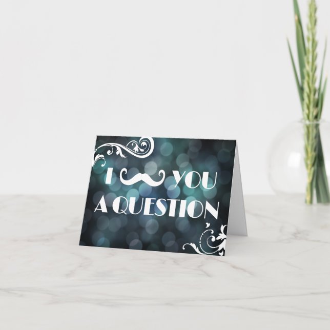 Convite Eu Devo Dar-Te Uma Pergunta À Bokeh. (Frente)