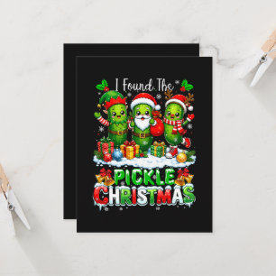 Convite Eu Encontrei O Picles Natal Três Papai Noel