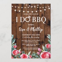 Convite Eu faço a festa de noivado que do CHURRASCO o anel