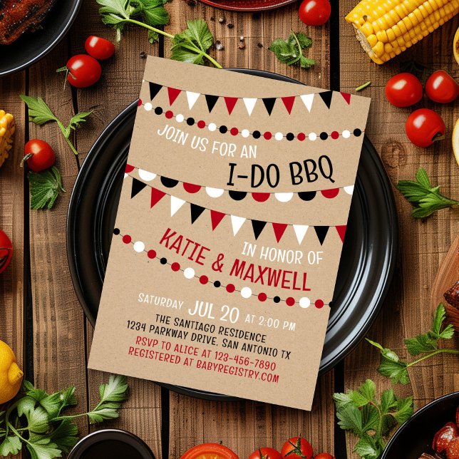 Convite Eu faço Chá de panela de Casais de CHURRASCO (Criador carregado)