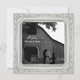 Convite Eu faço festa de noivado no oeste