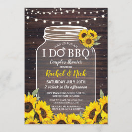 Convite EU FAÇO o chá do girassol dos casais do CHURRASCO