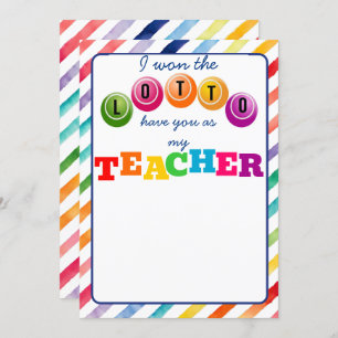 Convite Eu ganhei o Lotto tendo você como nosso porteiro d