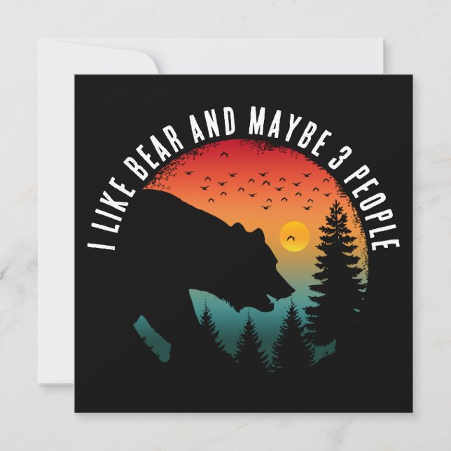 CONVITE EU GOSTO DE BEAR E TALVEZ 3 PESSOAS (Frente)