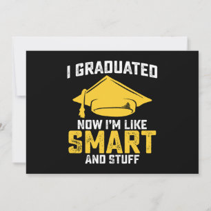 Convite Eu Me Formei Agora Como Smart E Stuff Graduação