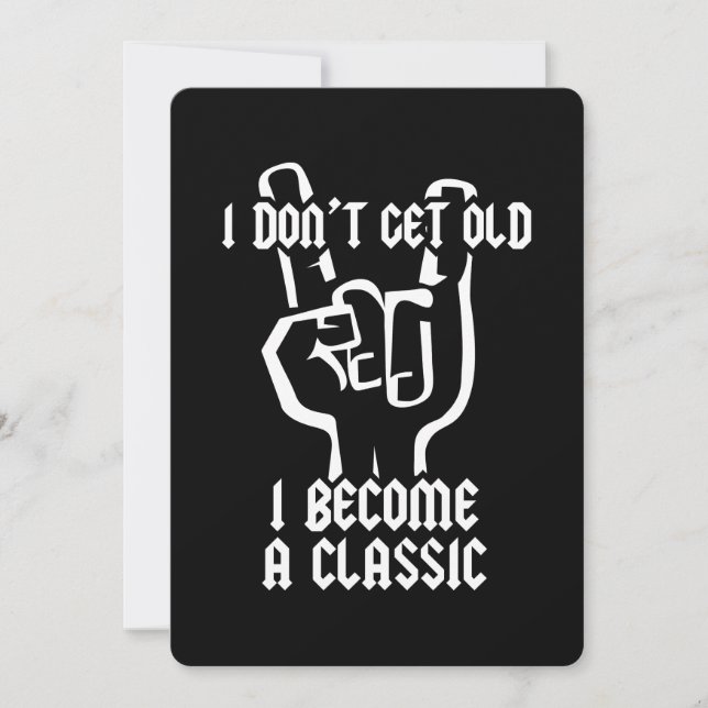 Convite Eu me torno um clássico (Frente)