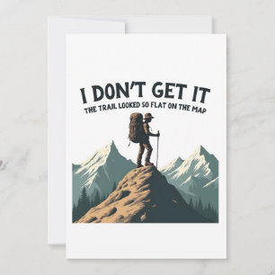 Convite Eu não entendo. A trilha parecia tão plana caminha