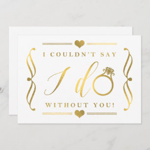 Convite Eu não poderia dizer que eu faço sem você   Folha