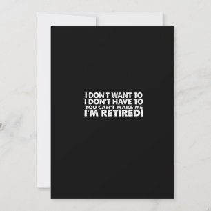 Convite eu não quero que você não pode me fazer