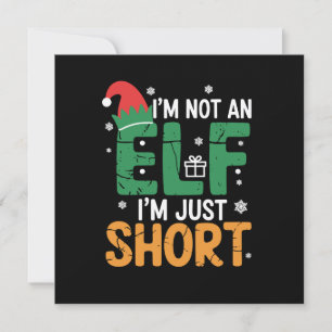 Convite Eu Não Sou Um Elf Apenas Um Pequeno Natal Engraçad