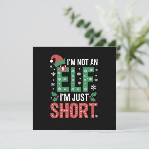 Convite Eu Não Sou Um Elf Apenas Um Pequeno Natal Engraçad