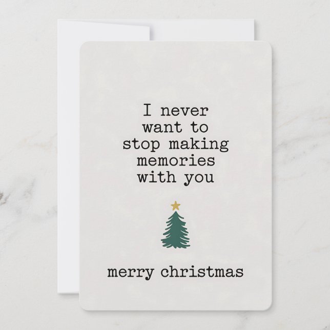 Convite Eu Nunca Quero Deixar de Fazer Memórias Contigo Na (Frente)