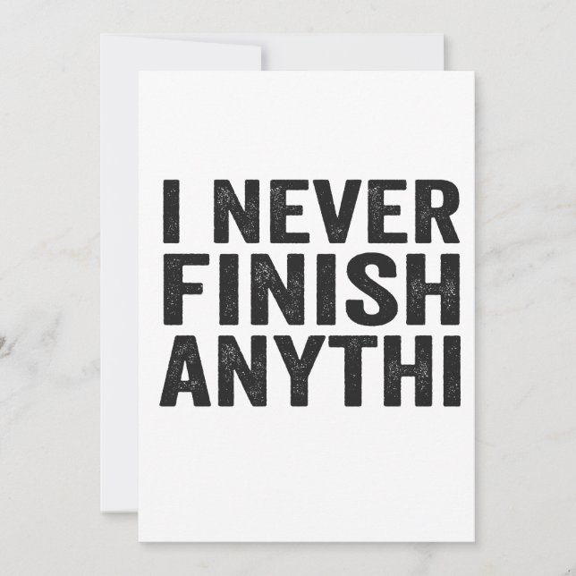 Convite Eu Nunca Termino Nada Engraçado E Saúde Mental (Frente)