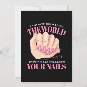 Convite Eu Posso Suas Unhas E O Mundo