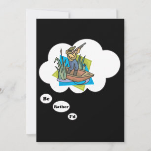 Convite Eu preferencialmente Caçando Pato