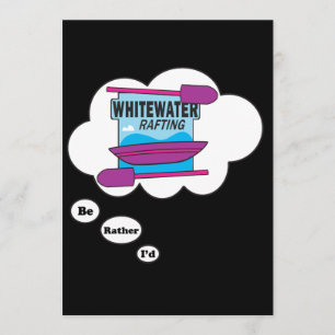 Convite Eu preferencialmente Rafting 2