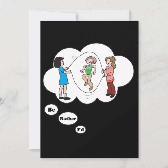 Convite Eu preferencialmente seria a corda de salto 4 (Frente)