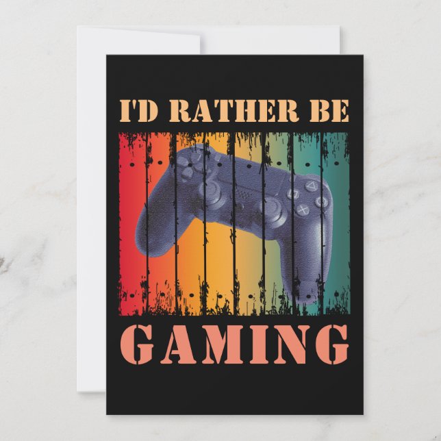 CONVITE EU PREFERIA ESTAR JOGANDO (Frente)