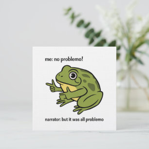 Convite Eu Sem Problemas Narrador Mas Foi Tudo Problemo