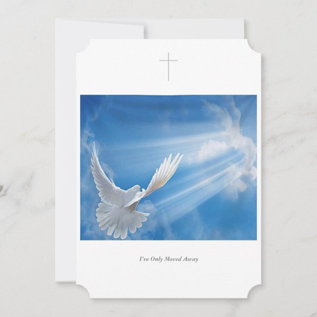 Convite Eu só me movi para longe (Frente)