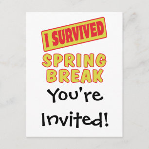 CONVITE EU SOBREVIVI ÀS FÉRIAS DE PRIMAVERA