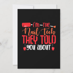 Convite Eu Sou a Técnica de Unhas