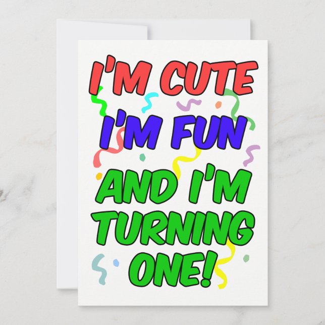 Convite Eu sou giro, estou me divertindo, estou me transfo (Frente)