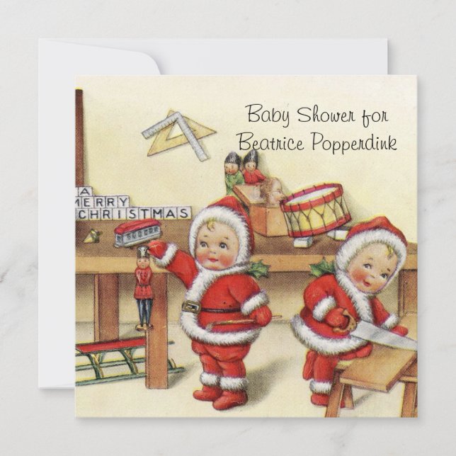 Convite Eu sou um jogo de presentes de Natal, acessórios d (Frente)